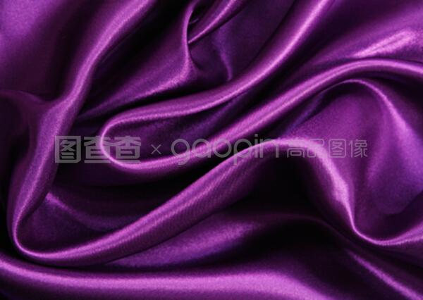 光滑优雅的淡紫色丝绸可作为背景