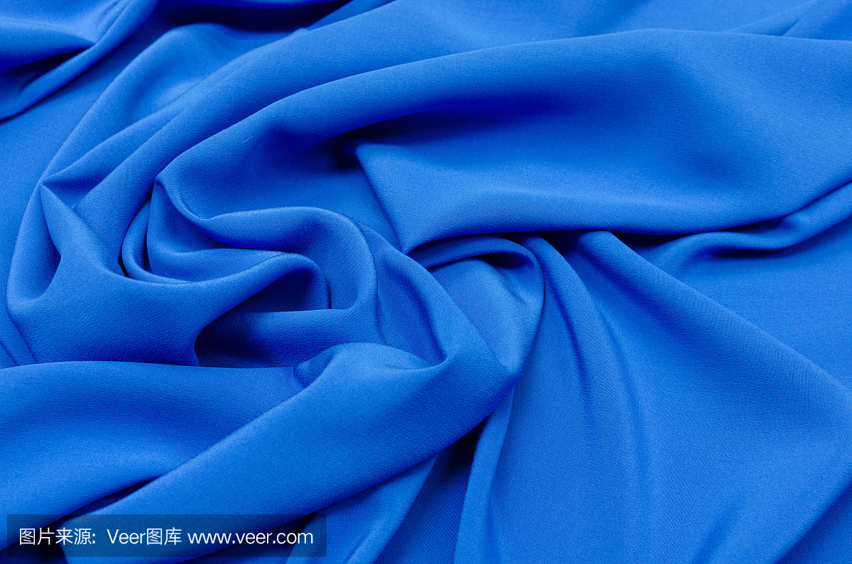 丝绸,织物双绉的中国深蓝